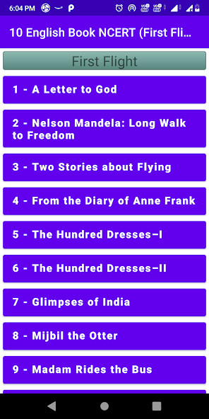 Run android online APK 10 English Book NCERT from MyAndroid or emulate 10 English Book NCERT using MyAndroid