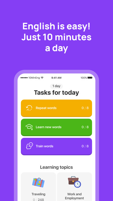 Emulate iPhone app 10 Minute English using MyAndroid Emulate iPhone app 10 Minute English using MyAndroid