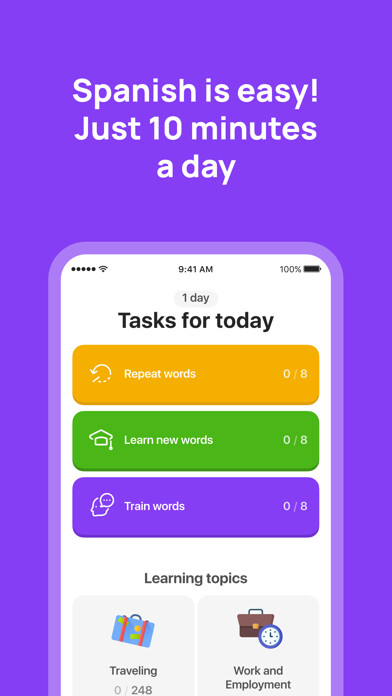 Emulate iPhone app 10 Minute Spanish using MyAndroid Emulate iPhone app 10 Minute Spanish using MyAndroid
