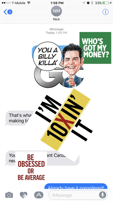 Emulate iPhone app 10XMOJI for Grant Cardone using MyAndroid