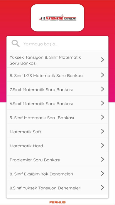 Emulate iPhone app 112 Matematik Yayınları using MyAndroid