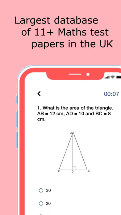 Emulate iPhone app 11+ Maths Practice Papers GCSE using MyAndroid