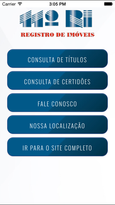 Emulate iPhone app 11° Registro de Imóveis de SP using MyAndroid Emulate iPhone app 11° Registro de Imóveis de SP using MyAndroid