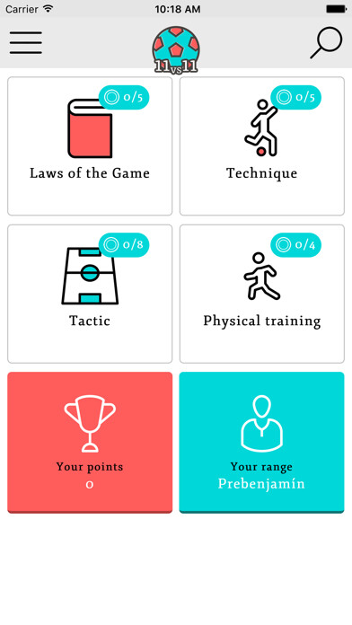 Emulate iPhone app 11vs11 - Inglés y fútbol using MyAndroid