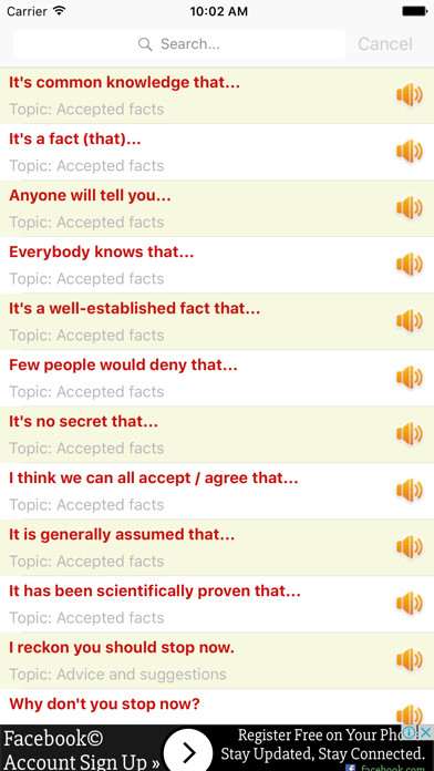 Emulate iPhone app 1200 Useful English Expressions Offline Free using MyAndroid Emulate iPhone app 1200 Useful English Expressions Offline Free using MyAndroid