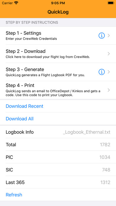 Emulate iPhone app 121 QuickLog using MyAndroid Emulate iPhone app 121 QuickLog using MyAndroid