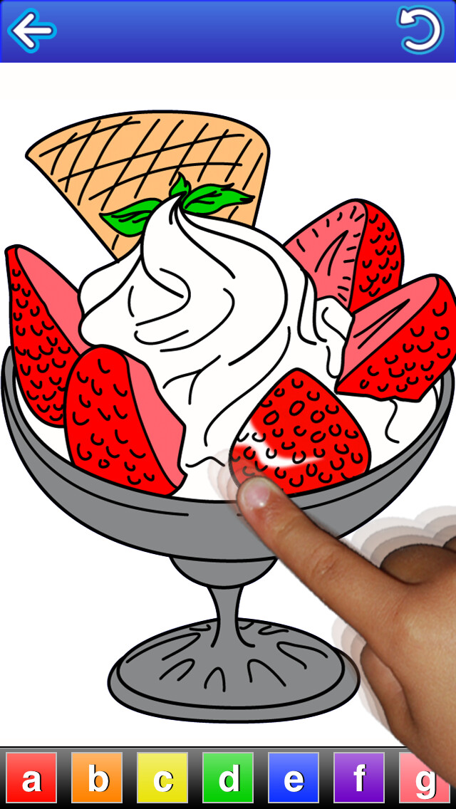 Emulate iPhone app 123 Color HD: Talking Coloring Book (Words Spoken In English, Spanish, French and German) using MyAndroid