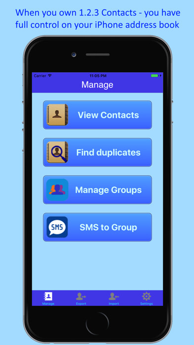 Emulate iPhone app 1.2.3 Contacts Backup Lite using MyAndroid Emulate iPhone app 1.2.3 Contacts Backup Lite using MyAndroid