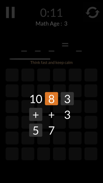 Emulate iPhone app 123 Math - Age of Brain Puzzle using MyAndroid Emulate iPhone app 123 Math - Age of Brain Puzzle using MyAndroid