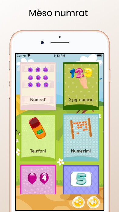Emulate iPhone app 123 Mëso numrat using MyAndroid Emulate iPhone app 123 Mëso numrat using MyAndroid
