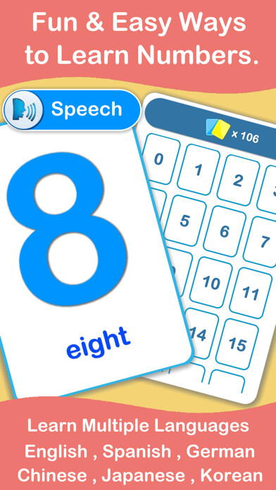 Emulate iPhone app 123 Numbers Flashcards using MyAndroid Emulate iPhone app 123 Numbers Flashcards using MyAndroid