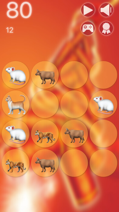 Emulate iPhone app 12 Animals - Zodiac using MyAndroid