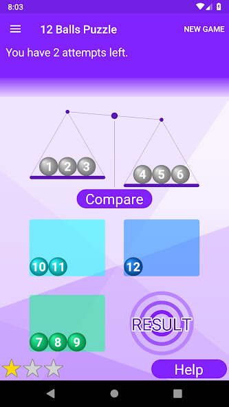 Run android online APK 12 balls from MyAndroid or emulate 12 balls using MyAndroid
