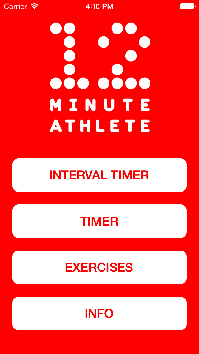 Emulate iPhone app 12 Minute Athlete HIIT Timer using MyAndroid Emulate iPhone app 12 Minute Athlete HIIT Timer using MyAndroid