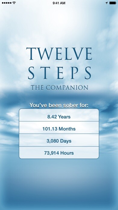Emulate iPhone app 12 Steps Companion AA Big Book using MyAndroid