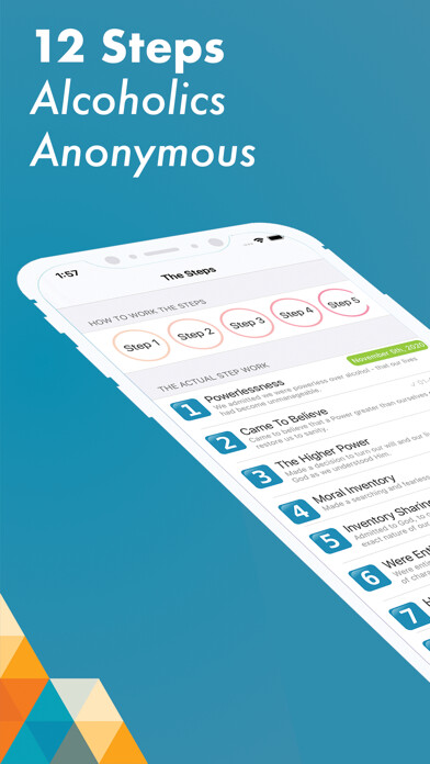 Emulate iPhone app 12 Step Toolkit using MyAndroid