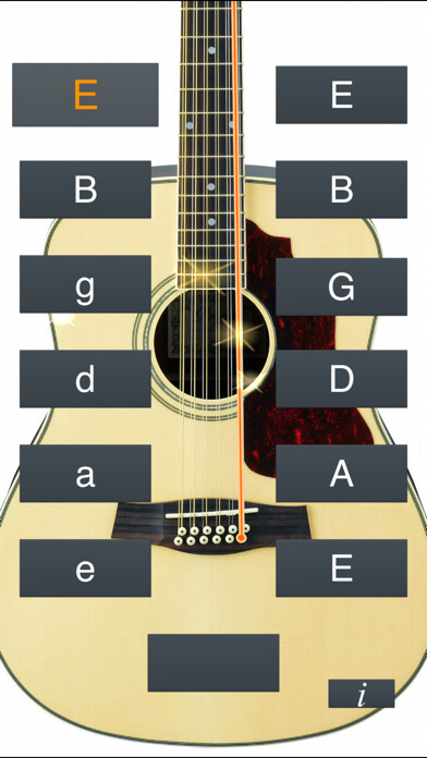 Emulate iPhone app 12-String Guitar Tuner Simple using MyAndroid Emulate iPhone app 12-String Guitar Tuner Simple using MyAndroid
