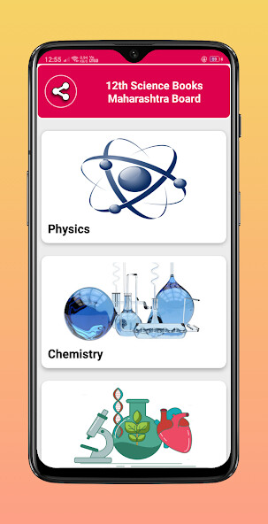 Emulate 12th Science Book MH Board from MyAndroid or run 12th Science Book MH Board using MyAndroid