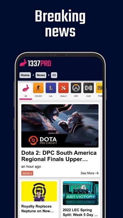 Emulate iPhone app 1337PRO: eSport Scores & Stats using MyAndroid Emulate iPhone app 1337PRO: eSport Scores & Stats using MyAndroid