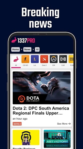 Run android online APK 1337PRO: eSports live scores from MyAndroid or emulate 1337PRO: eSports live scores using MyAndroid