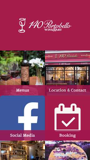 Run android online APK 140 Portobello Wine and Art from MyAndroid or emulate 140 Portobello Wine and Art using MyAndroid
