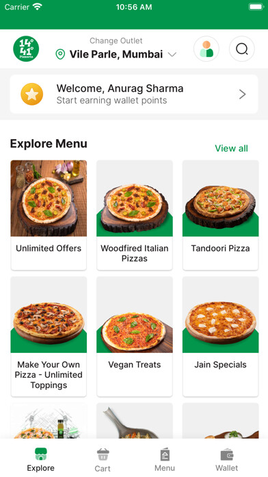 Emulate iPhone app 1441 Pizzeria using MyAndroid Emulate iPhone app 1441 Pizzeria using MyAndroid