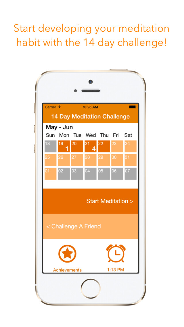 Emulate iPhone app 14 Day Meditation Challenge using MyAndroid Emulate iPhone app 14 Day Meditation Challenge using MyAndroid