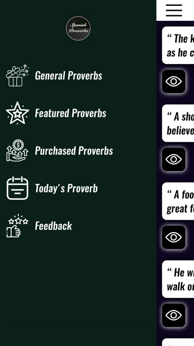 Emulate iPhone app 1500+ Spanish Proverbs using MyAndroid Emulate iPhone app 1500+ Spanish Proverbs using MyAndroid
