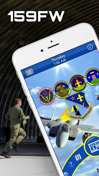 Emulate iPhone app 159th Fighter Wing using MyAndroid Emulate iPhone app 159th Fighter Wing using MyAndroid