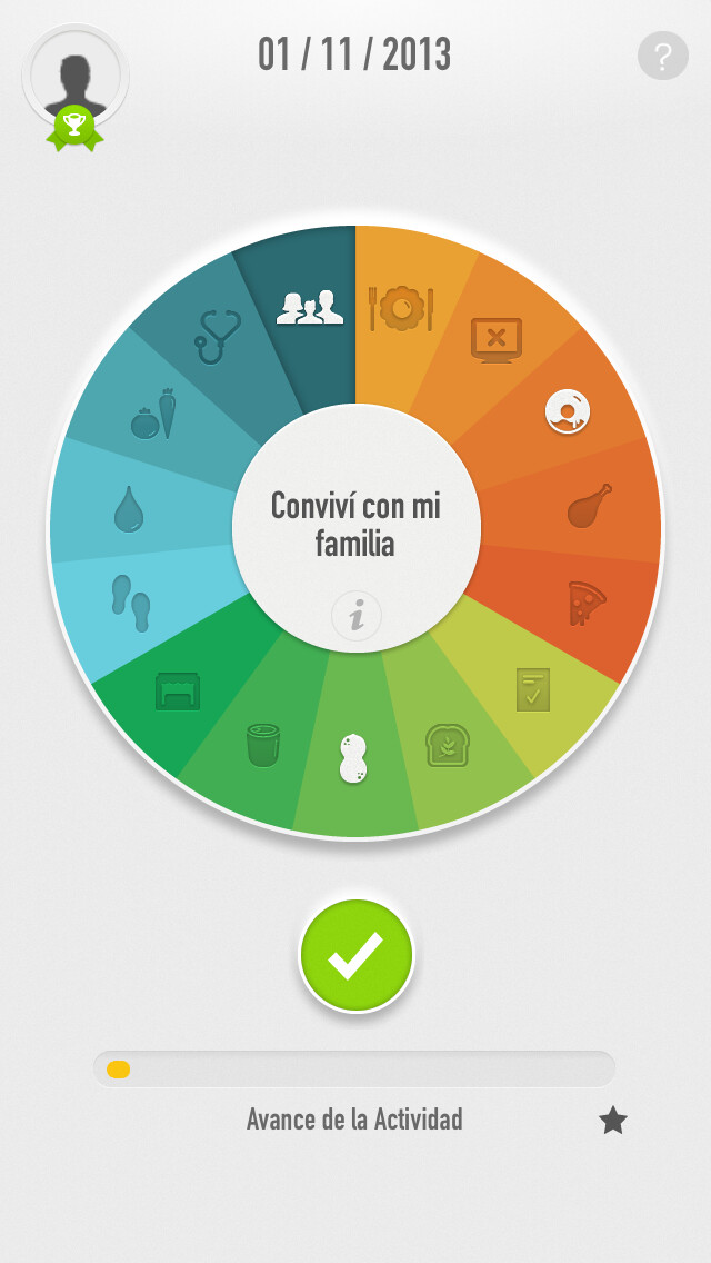 Emulate iPhone app 15 hábitos para tu bienestar using MyAndroid Emulate iPhone app 15 hábitos para tu bienestar using MyAndroid