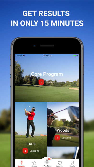 Emulate iPhone app 15 Minute Golf Coach Pro Tips using MyAndroid