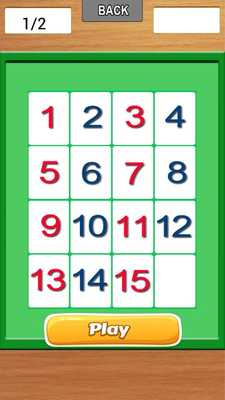 Emulate Android APK 15 puzzle slide puzzle number