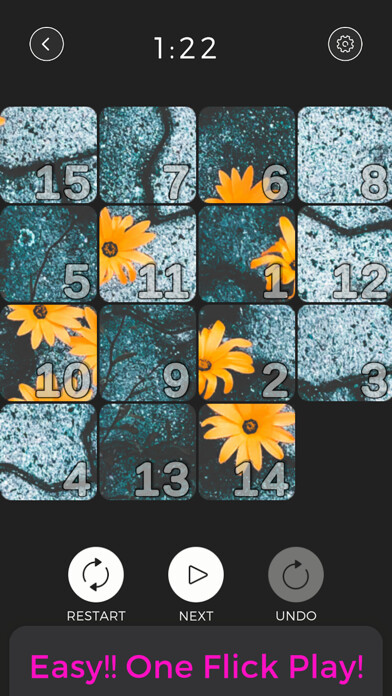 Emulate iPhone app 15Puzzle -Slide Tiles- using MyAndroid Emulate iPhone app 15Puzzle -Slide Tiles- using MyAndroid