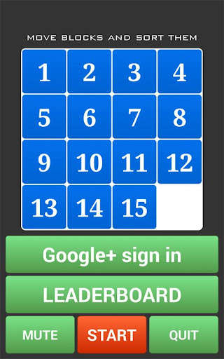Run android online APK 15 Sliding Puzzle from MyAndroid or emulate 15 Sliding Puzzle using MyAndroid