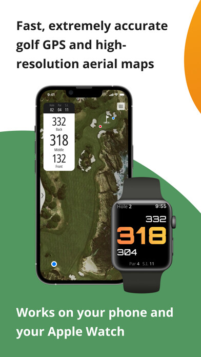 Emulate iPhone app 15th Club Golf GPS Rangefinder using MyAndroid