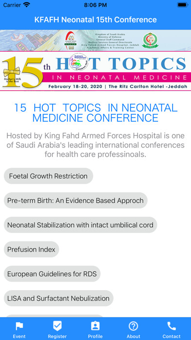Emulate iPhone app 15th Neonatal Conference using MyAndroid Emulate iPhone app 15th Neonatal Conference using MyAndroid