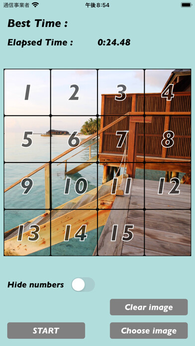 Emulate iPhone app 15 Tiles Photo Puzzle using MyAndroid Emulate iPhone app 15 Tiles Photo Puzzle using MyAndroid