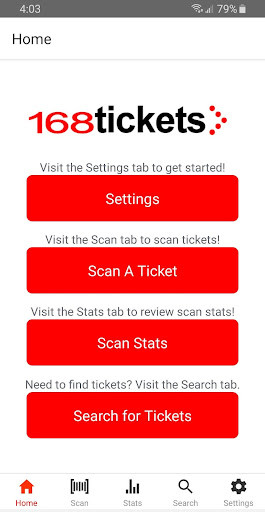 Run android online APK 168tickets Ticket Scanner from MyAndroid or emulate 168tickets Ticket Scanner using MyAndroid