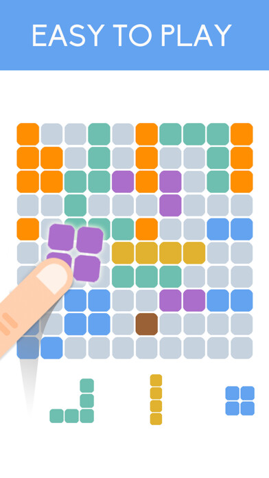 Emulate iPhone app 16 Grid: Squares Block Puzzle & Hexa Bricks Game using MyAndroid