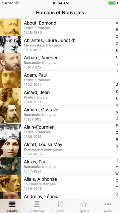 Emulate iPhone app 1875 Books in French (Novels) using MyAndroid