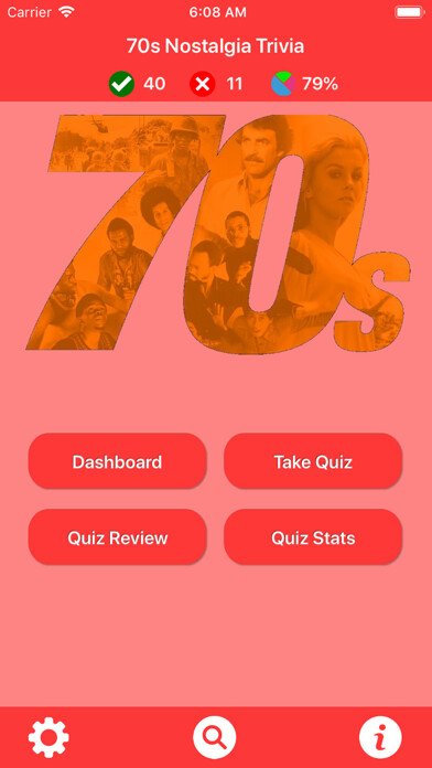 Emulate iPhone app 1970s Nostalgia Trivia using MyAndroid Emulate iPhone app 1970s Nostalgia Trivia using MyAndroid
