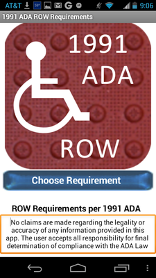 Emulate Android APK 1991 ADA ROW Requirements Emulate Android APK 1991 ADA ROW Requirements