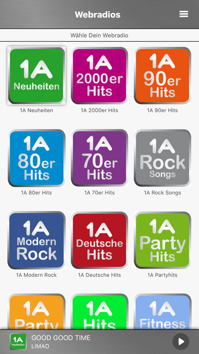 Emulate iPhone app 1A Webradio using MyAndroid Emulate iPhone app 1A Webradio using MyAndroid