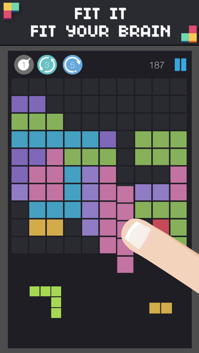 Emulate iPhone app 1 Block Launcher Squares using MyAndroid