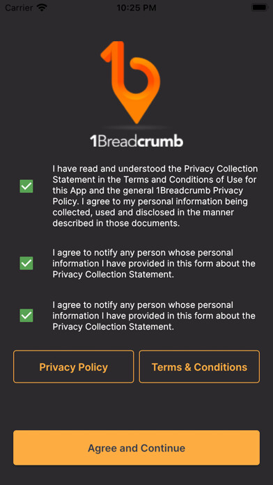 Emulate iPhone app 1Breadcrumb using MyAndroid