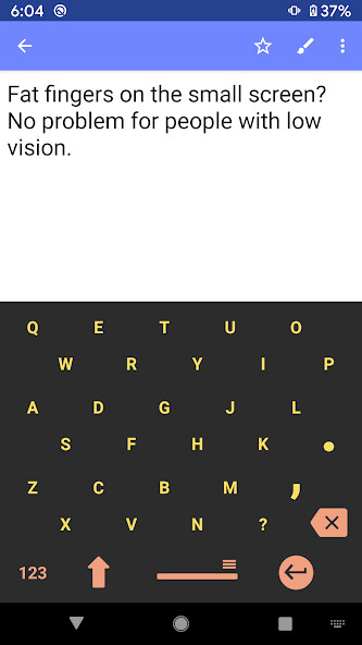 Run android online APK 1C Big Keyboard Lite from MyAndroid or emulate 1C Big Keyboard Lite using MyAndroid