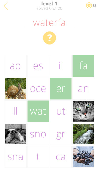 Emulate iPhone app 1 Clue: Words and Syllables using MyAndroid Emulate iPhone app 1 Clue: Words and Syllables using MyAndroid