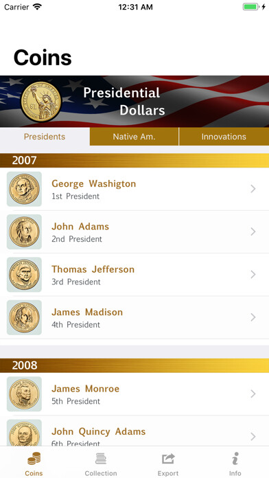 Emulate iPhone app 1$ Coin Programs using MyAndroid