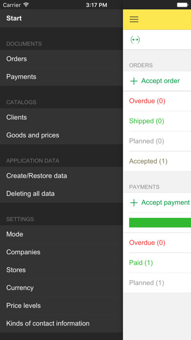 Emulate iPhone app 1C:Orders using MyAndroid