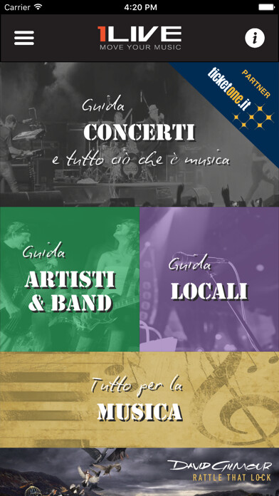 Emulate iPhone app 1LIVE - Guida Live Music using MyAndroid Emulate iPhone app 1LIVE - Guida Live Music using MyAndroid